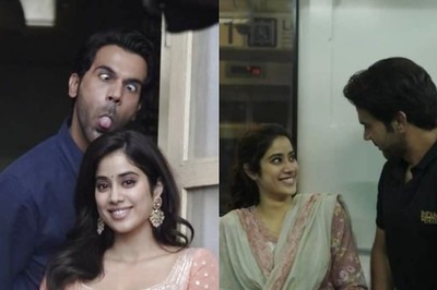 Rajkummar Rao Drops BTS Photos Featuring Janhvi Kapoor From The Sets of Mr And Mrs Mahi, Fans React