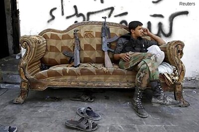 Online videos showcase Syrian rebels' foreign weaponry