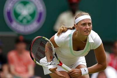 Kvitova reaches 2nd round at Wimbledon