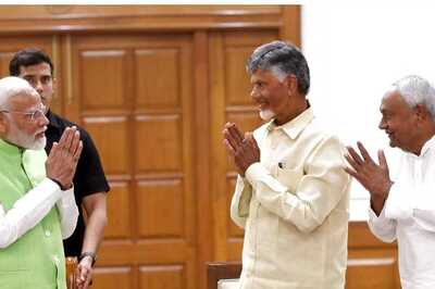 'Narendra Modi Is Our Leader': Allies Pass Key Resolution, Nitish & Naidu Share Light Moment At NDA Meet | Video