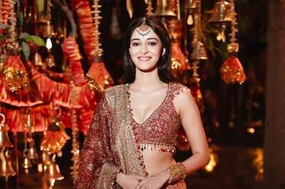 Ananya Panday Stuns in a Mesmerizing Multicolored Lehenga Choli Ensemble At Anant Ambani Radhika Merchant Pre Wedding Festivities
