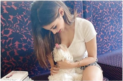 Mouni Roy’s Twinning Picture with Her Pet Pooch is Adorable