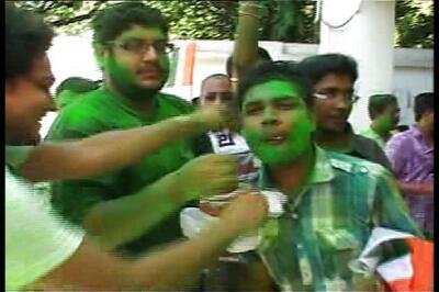 It's band, baaja, sweets for Pranab supporters