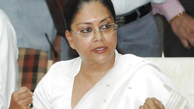 Planning to make Rajasthan a major tourism hub: Vasundhara Raje