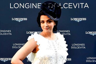 Look of the day: Aishwarya Rai looks divine in white BCBG maxi dress at the launch of Longines Dolce Vita watch in France