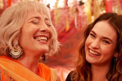 Emma Thompson Looks Beautiful in Orange Kurta and Dupatta from What’s Love Got To Do With It?; See Pic