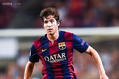 Champions League: Barcelona midfielder Sergi Roberto ruled out of Ajax game