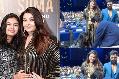 Aaradhya Bachchan Falls on Shiva Rajkumar's Feet, Aishwarya Rai's Reaction Goes Viral; Watch