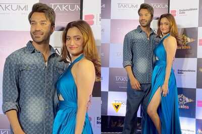 Sexy! Ankita Lokhande Flaunts Bombshell Body In Thigh-High Slit Gown at Bigg Boss 17 Party, Hot Video Goes Viral