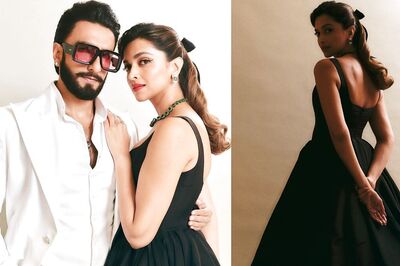 Deepika Padukone, Ranveer Singh Dazzle in Contrasting Ensembles at Anant Ambani, Radhika Merchant Pre-Wedding Celebrations