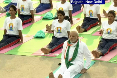 PM Narendra Modi leads International Yoga Day celebrations