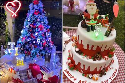 In Pics: Taimur Ali Khan's Santa Claus-inspired Cake and Christmas Theme Birthday Party