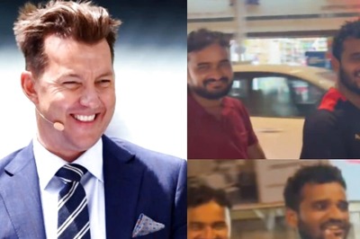 RCB Fans Chase Brett Lee on a Scooter to Click Selfie, Australian Bowler Cautions 'Aram Se'