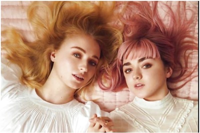 Sophie Turner, Maisie Williams Used to 'Kiss' Each Other in Middle of Scenes on Game of Thrones Sets