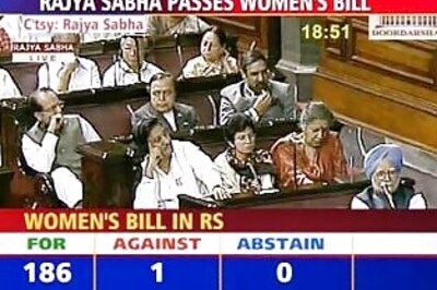 Women's quota bill gets through Rajya Sabha