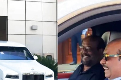Watch: Rajinikanth Rides Rolls Royce With Lulu Group Chairman Yusuff Ali In Dubai