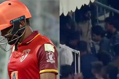 Fans Leave Stadium After Babar Azam's Wicket During Champions Cup Match In Pakistan - WATCH