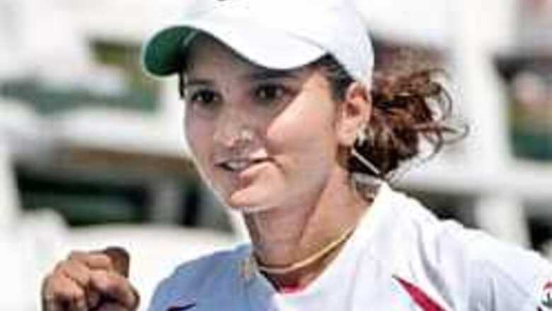 Sania in round II of women's doubles