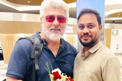 Fan Frenzy At Chennai Airport As Ajith Kumar Returns From Bike Tour