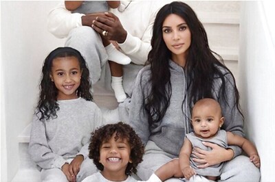 Kim Kardashian Accused of Photoshopping Kids in Family Christmas Card