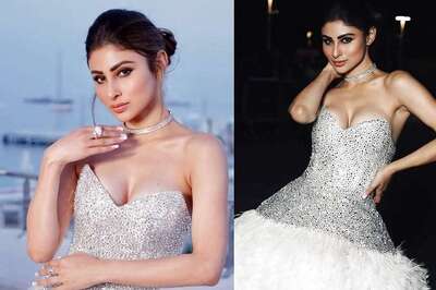 Mouni Roy Looks Ethereal as She Makes Her Red Carpet Debut at Cannes in a Breathtaking Ivory Gown
