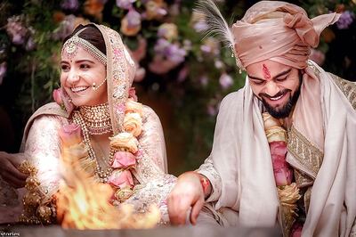 Anushka Sharma, Virat Kohli In Sabyasachi Attires Are What Wedding Dreams Are Made Of
