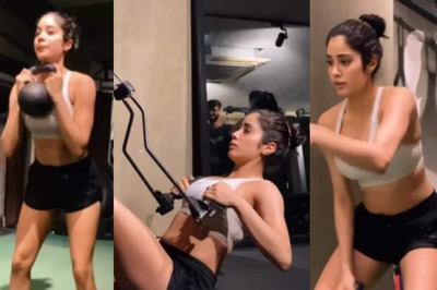 Janhvi Kapoor Burns off the Extra Calories in an Intense Workout Session; Watch Video