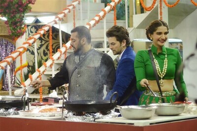 Bigg Boss 9: Salman Khan- Sonam Kapoor celebrate Diwali with the housemates