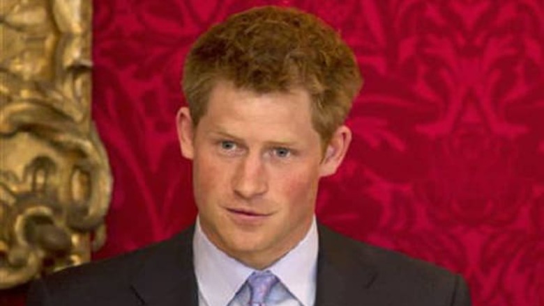 Blonde kissed naked Prince Harry for 20 minutes