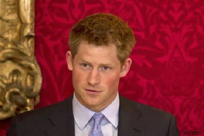 Blonde kissed naked Prince Harry for 20 minutes