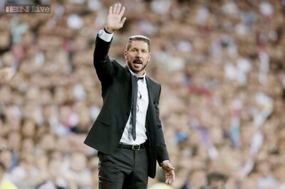 Atletico's Diego Simeone handed eight-match ban for Super Cup fracas