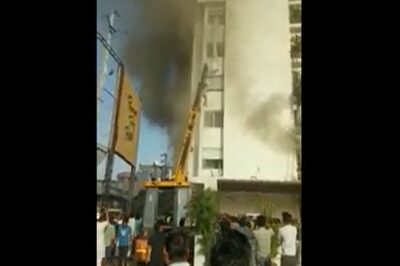 Fire Ravages Commercial Towers in Kanpur, Dousing Operations Underway