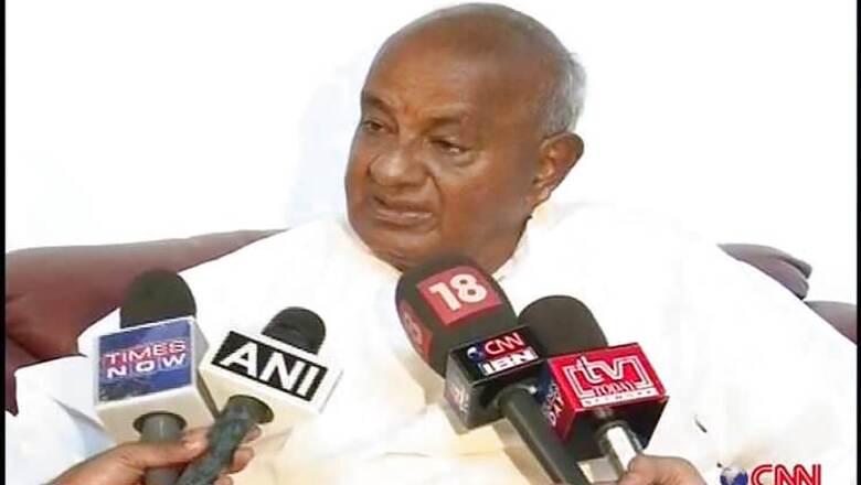 After Manmohan, Modi invites HD Deve Gowda for chat over tea