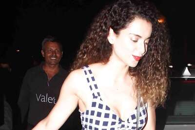 Look of the day: Kangana Ranaut dons a traffic stopping outfit as she goes on a dinner date with friend Manish Malhotra