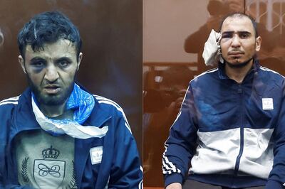 Moscow Court Remands 4 Suspects in Concert Hall Massacre; Two Accept Guilt, All Charged With Terrorism