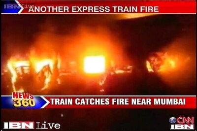9 burnt alive as fire breaks out in Bandra-Dehradun train