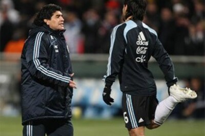 Maradona now a grandfather as Aguero junior is born