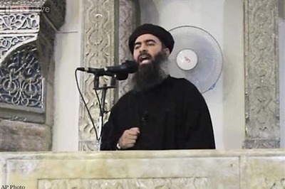 Iraqi officials say Islamic State leader Abu Bakr al-Baghdadi wounded in airstrike
