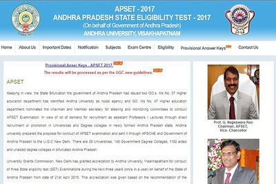 Official APSET Answer Keys 2017: Paper 1, 2 and 3 Published on apset.nic.in, Available till August 15th Only