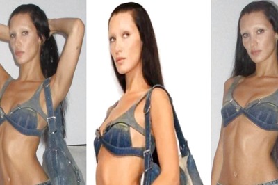 Bella Hadid Shines in a Stunning Givenchy Denim Atop Denim Outfit, Keeps It Sleek and Sharp