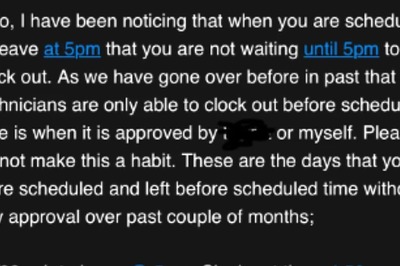 Man Slammed For Leaving Work 1 Minute Early, Ignites Discussion On Social Media