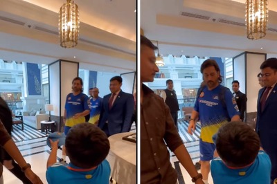 Watch: Young Fan's 'Dream Come True' Moment As MS Dhoni Signs His Cap