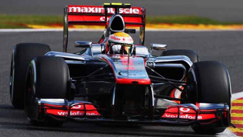 Hamilton gets in a tangle on and off track