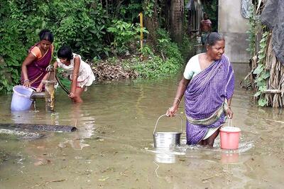 Child Swept Away in Water, Parts of Malda Face Flood Fury