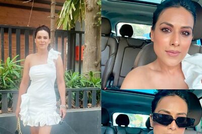 Sexy! Nia Sharma Flaunts Curves In A White One-Shoulder Mini Dress, See Hot Photos