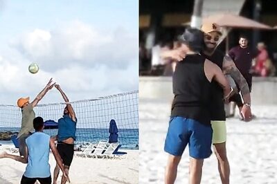 IND vs WI 2023: Rohit Sharma-Virat Kohli Join Indian Team in West Indies, Men in Blue Enjoy Volleyball Session | WATCH