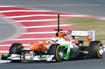 Tough second day of testing for Force India