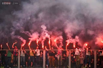 UEFA charges Zenit for fans burning German banner