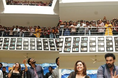 Nushrratt Bharuccha, Sreenivas Bellamkonda Dance With Fans in Indore Ahead of Chatrapathi Release