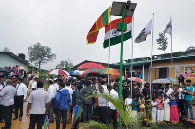 India Hands Over 1st Lot of Newly-built Houses to Indian-origin People in Sri Lanka